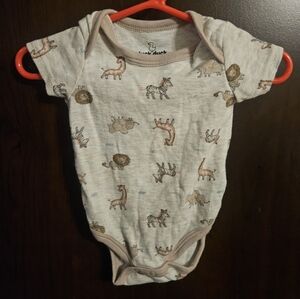 Kids Animal Print One Piece - Cream